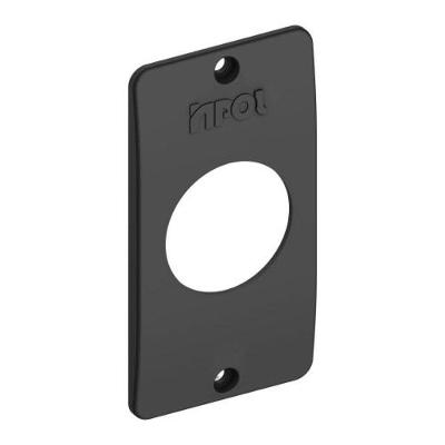 Tampa Redonda 3-4'' Preta Modelo 24422 Anti-chamas e Isolante em PVC Inpol