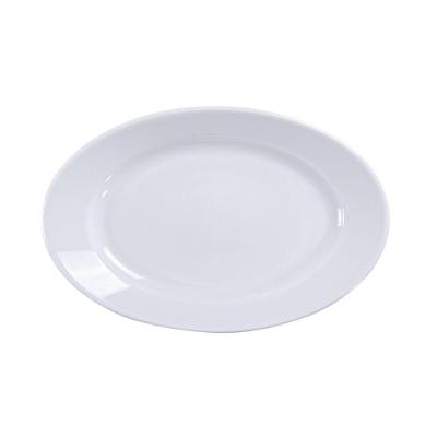 Travessa Oval Celine em Porcelana Resistente a Micro-ondas para Servir Alimentos Branco Tramontina