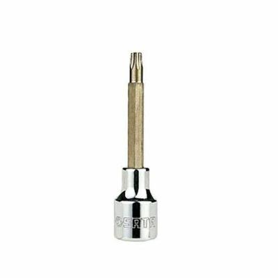 Soquete Torx Longo T55 ST25108SC Encaixe 1-2 Macho Profissional Bivolt Sata