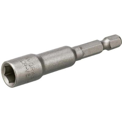 Soquete Magnético 1-4 X 5-16 com Ponta Magnetizada e Encaixe 1-4" Worker