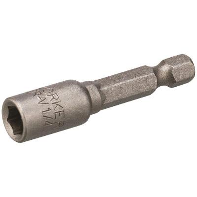 Soquete Magnético Sextavado 1-4 14x65MM Worker com Ponta Magnética