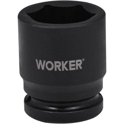 Soquete Sextavado de Impacto Encaixe 1-2 22mm Cromo Molibdênio Worker
