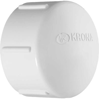 Tampão para Tubos Roscáveis 222 em PVC Branco Krona 7,5 KGF-CM2