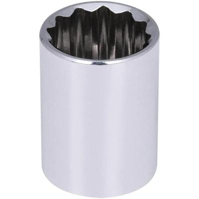 Soquete Estriado de 1-2 Encaixe 13-16 Worker com Acabamento Cromado e Torque 407 N.m