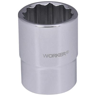 Soquete Estriado de 3-4 com Encaixe 3-4 26mm Acabamento Cromado Worker 26MM