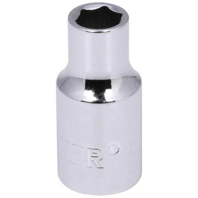 Soquete Encaixe de 1-2 Soquete Sextavado 14mm Acabamento Cromado Worker