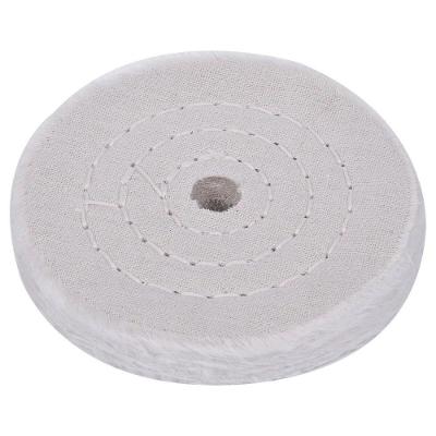 Roda de Polimento em Algodão 4 Worker para Metais com Rotação de 4500 RPM 101,60MM