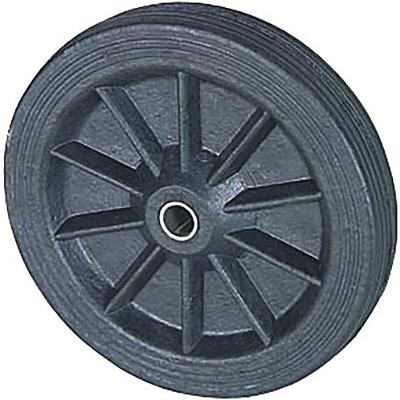 Roda para Carrinhos 9 Maciça de Borracha 150KG com Bucha de Aço Worker