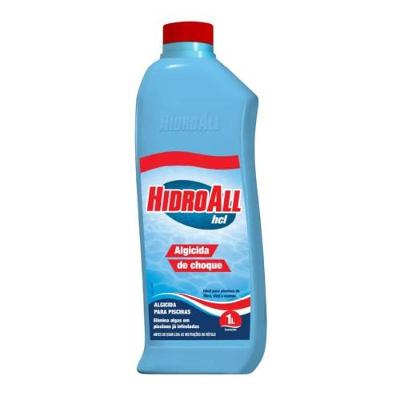Químico para Piscina HCL Algicida de Choque Elimina Algas Fórmula Potente Transparente Hidroall