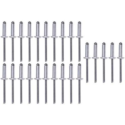 Rebite de Repuxo 6,2X19MM Alumínio com Mandril em Aço Worker 25 PEÇAS
