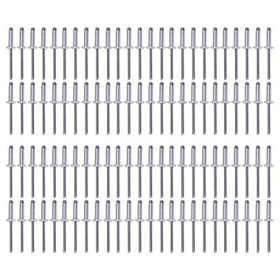 Rebite de Repuxo Alumínio 4,0x12mm 100 Peças com Mandril de Aço Worker