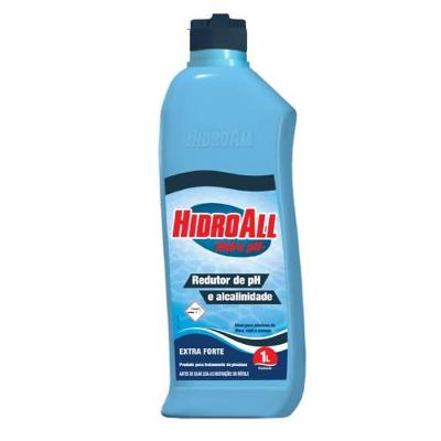 Redutor de Ph para Água de Piscina HIDRO PH EXTRAFORTE 1L Hidroall do Brasil