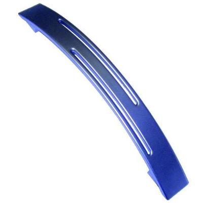 Puxador Lux para Porta Cromado Acetinado em Alça Bivolt Gibafér 96MM