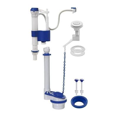 Reparo para Caixa Acoplada Kit Completo com Acionador Superior Branco Blukit