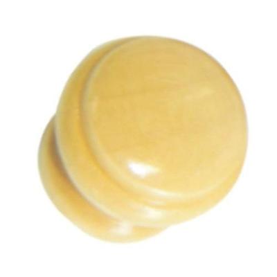 Puxador Gibafér P1-31 Madeira Torneada Bola para Porta Acabamento Decorativo Bivolt Marfim
