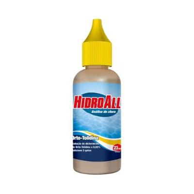 Reagente para Medir Cloro de Piscina Ortolidina Refil Frasco 23ML Hidroall do Brasil