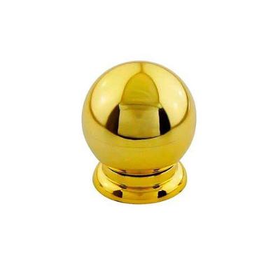 Puxador P1-27 Bola Dourado Grande para Móveis Visual Marcante Bivolt Gibafér