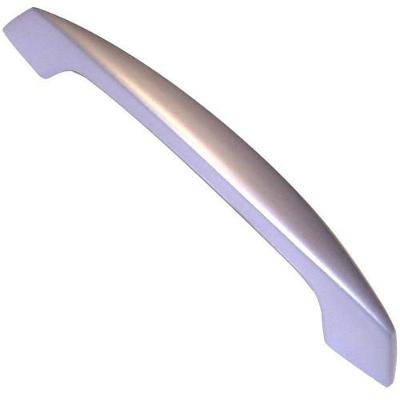Puxador Gôndola Cromado Fosco 128mm Cinza Gibafér com Parafusos