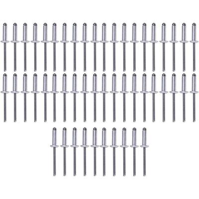Rebite de Repuxo de Alumínio 4,8X22MM Tipo POP com Mandril de Aço 50 Peças Worker