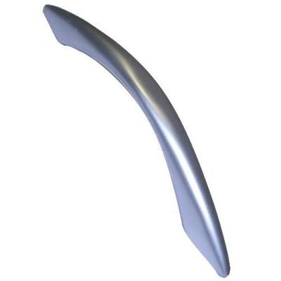 Puxadores Princes Cromado Acetinado com Distância Entre Furos de 16CM Cinza Gibafér 21CM