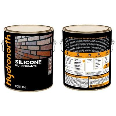 Produto Hidrofugante Silicone Ultra Incolor Repelente à Água Transparente Hydronorth 3,6L