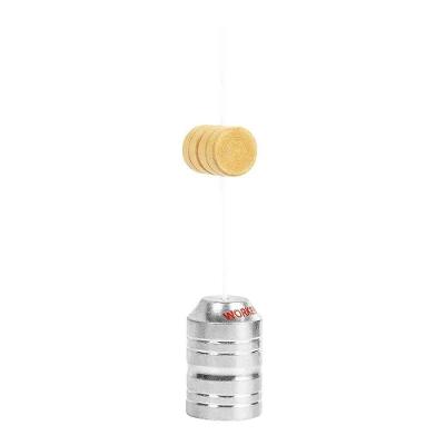 Prumo Metal 437956 Alinhamento Preciso com Corda e Taco Cromado Worker 500G