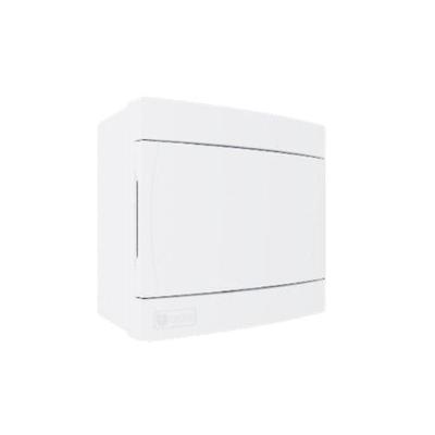 Quadro de Distribuição 4 Tizo (4+1 DIN) com Porta Reversível Branco DDG Plásticos