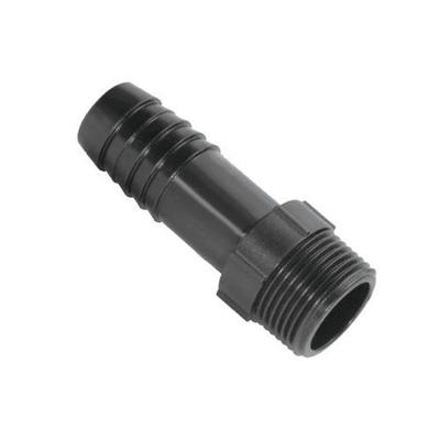 Adaptador e 1-2 Polietileno Ponta Espigão e Roscável Baixa Pressão Preto Amanco 1-2