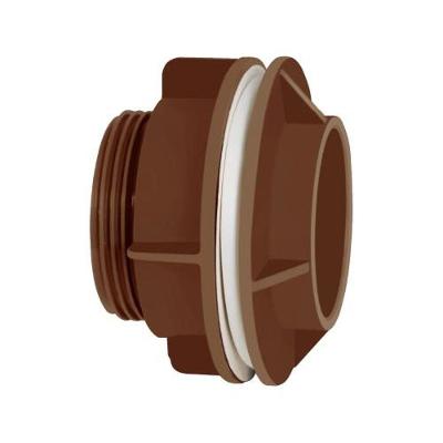 Adaptador Ajustável com Borracha de Vedação Preto Corr Plastik 50MM X 1.1-2