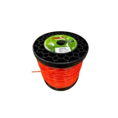 Acessório para Roçadeira Fio Nylon 3,0MM Redondo Alta Resistência Laranja Grilon Garden 2KG