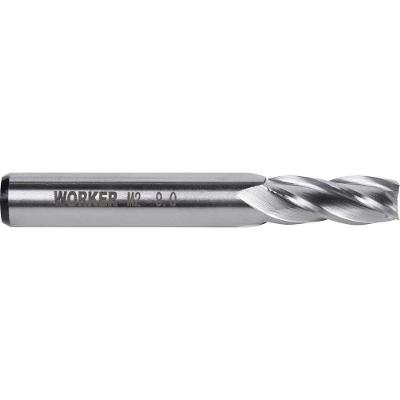 Acessório para Fresadora Fresa de Topo Reta 9mm Haste 10mm 4 Cortes Worker 9MM 10MM