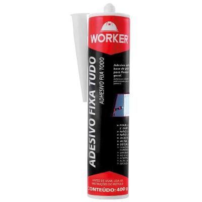 Adesivo Fixa Tudo Selante Poliuretano Híbrido Branco Worker 400G