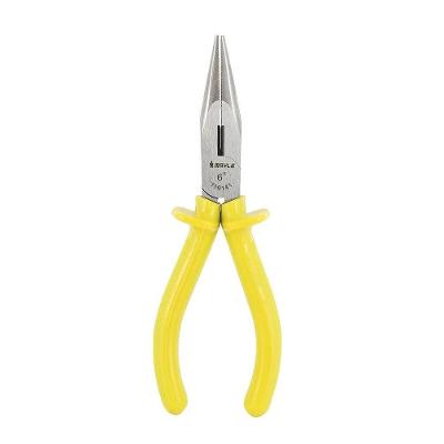 Alicate de Bico Meia Cana 6 Curto Trabalhos com Precisão Cabo em PVC 6" Mayle