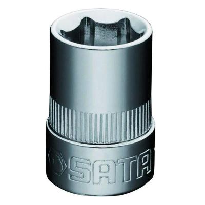 Adaptador para Soquete Sextavado Cromo 20mm Acabamento Resistente à Corrosão Prata Sata 20MM