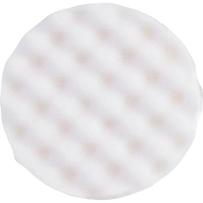 Boina de Polimento para Acabamento Automotivo em Espuma Branca 198mm Velcro Worker 198CM