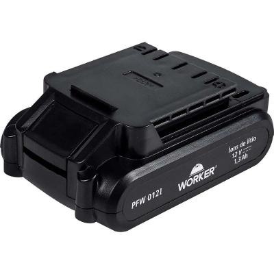 Bateria Worker 5699 Íon de Lítio 12V 1,3AH Leve e Compacta com Encaixe Perfeito