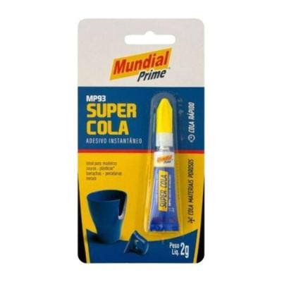 Adesivo Instantâneo 2G - Cola Multiuso de Alta Performance - Mundial Prime