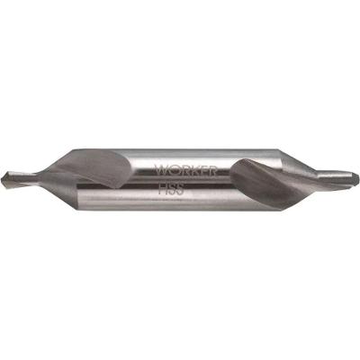 Broca de Centro 1-4 X 5-8 com Escareamento Plano de Sessenta Graus em Aço Rápido Worker