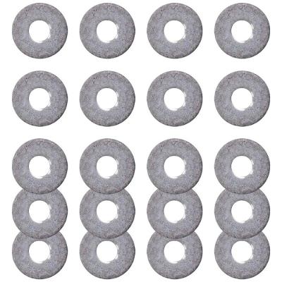 Arruela Lisa Zincada 3-16 421170 para Fixacao Cinza 20 Pecas Worker Bivolt