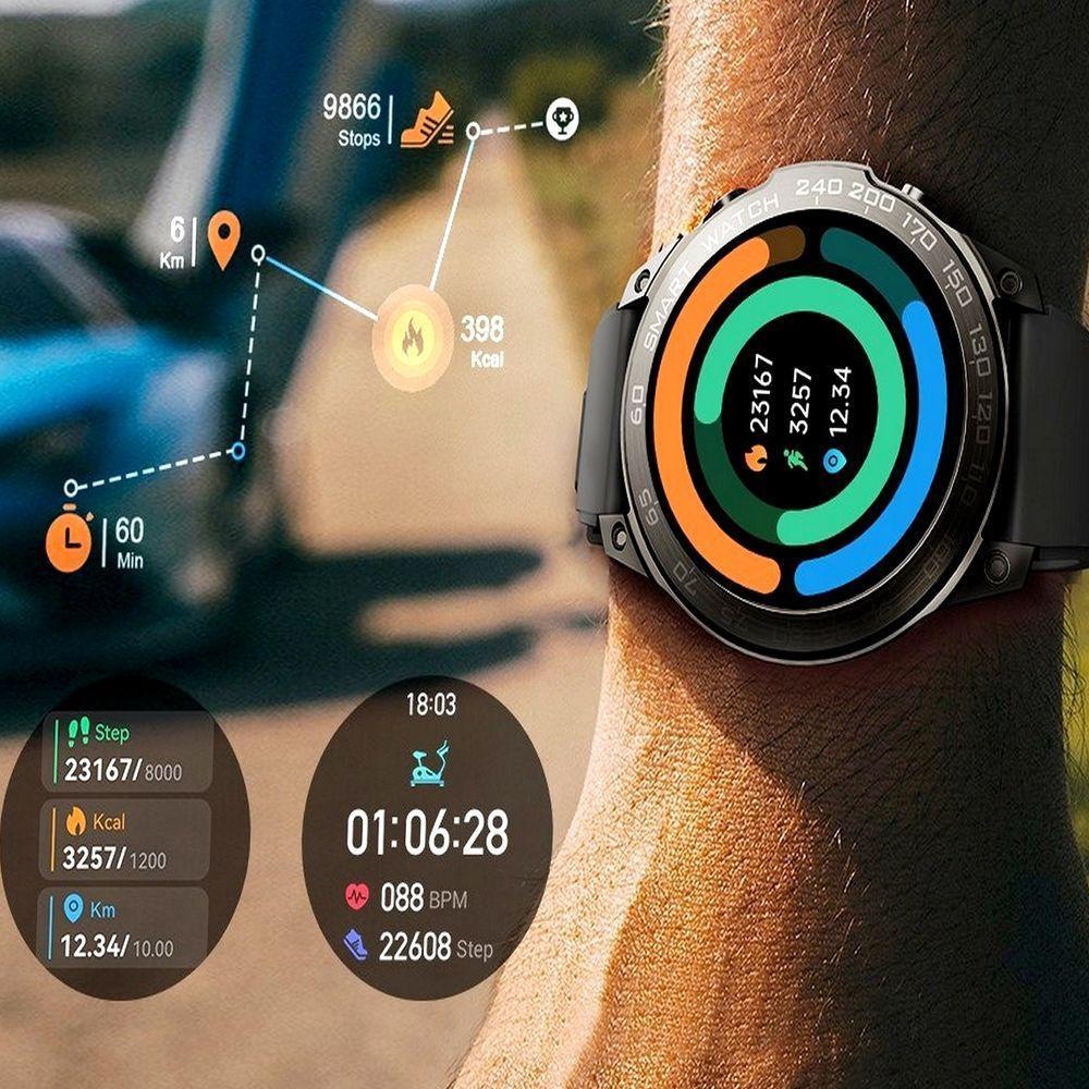 Relógio Inteligente 1.43 Bluetooth Esporte Rastreador - 2