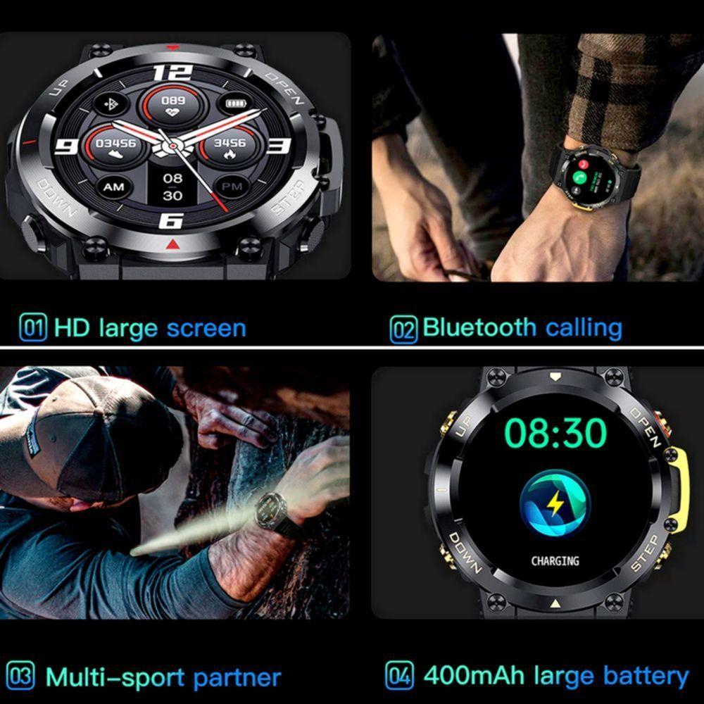 Relógio Inteligente Masculino Rastreador Bluetooth Chamada - 2