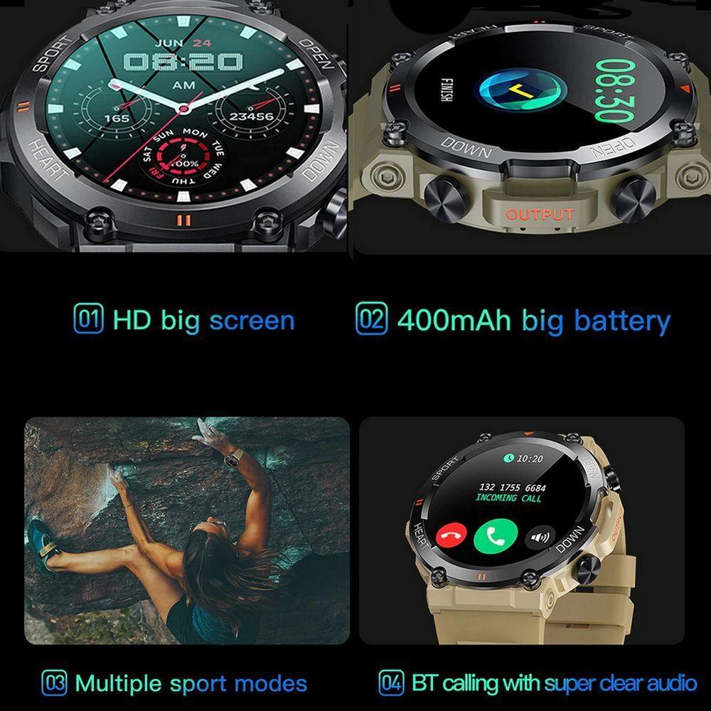 Relógio Inteligente 1.39 Bluetooth Rastreador E Saude - 3