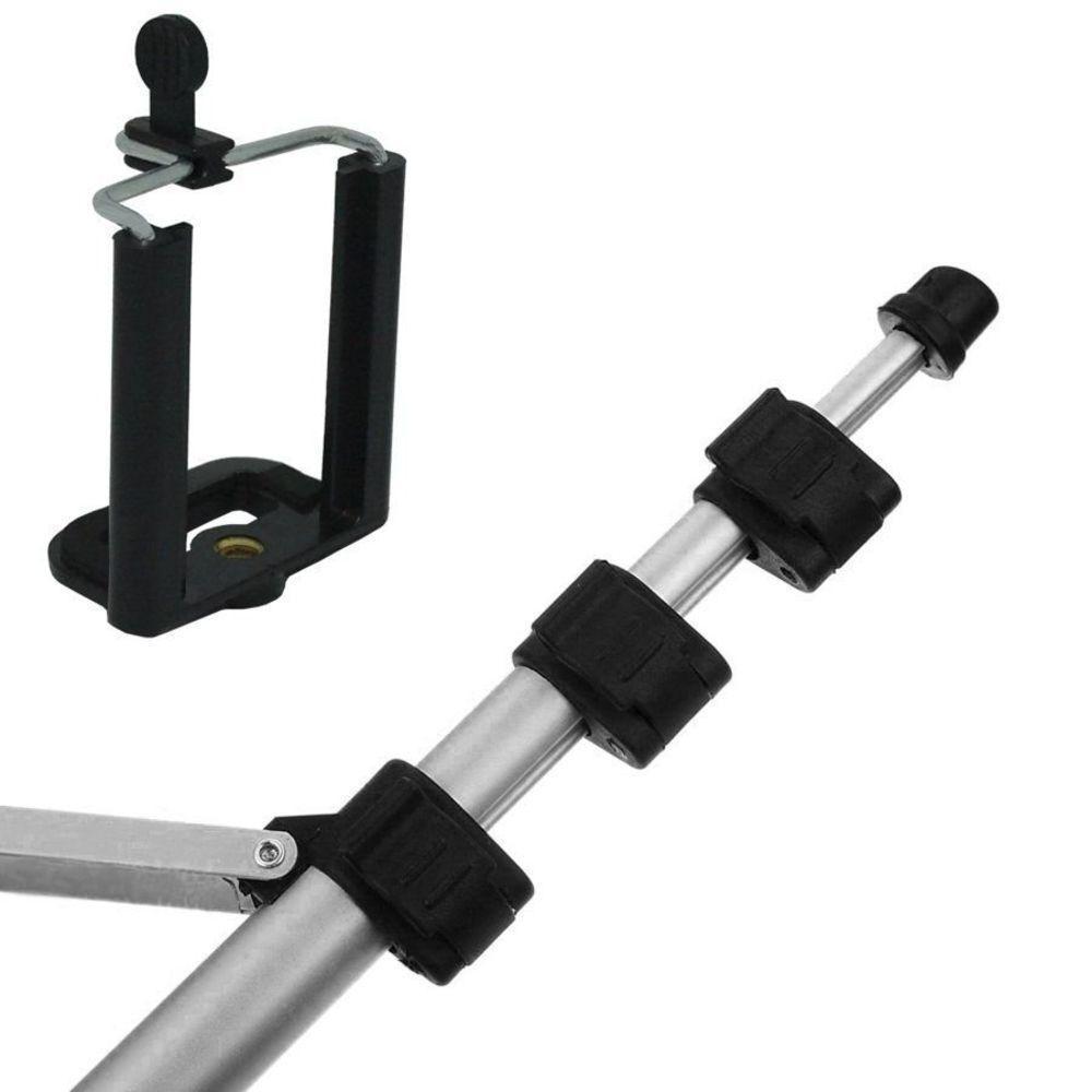 Tripe De Aluminio Universal Para Celular E Cameras Com Suporte 1,02 Metro - 2