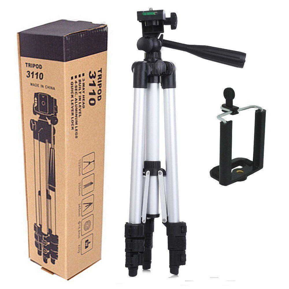 Tripe De Aluminio Universal Para Celular E Cameras Com Suporte 1,02 Metro - 4