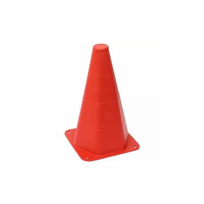 Cone de Agilidade Liso 23CM Vermelho para Treino em Plástico Resistente