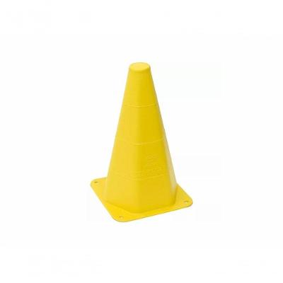 Cone de Agilidade Cone Liso para Treinos com Alta Durabilidade Amarelo 23CM