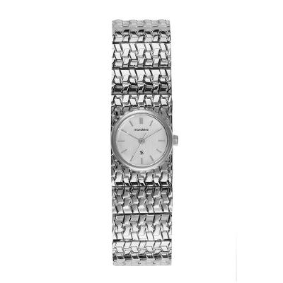 Relógio Feminino Mondaine Prata Analógico Metal Texturizado 20MM