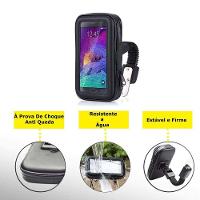 Suporte Smartphone Celular Gps Moto Retrovisor 6,3 Polegadas P/ Moto