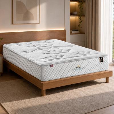 Colchão Casal Molas Ensacadas D65 138x188x35CM Branco Multimóveis