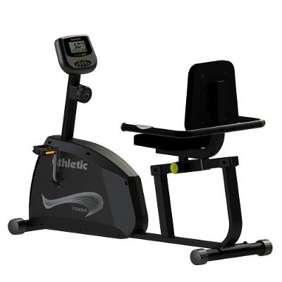 Bicicleta Ergométrica Athletic Training Horizontal Magnética 8 Níveis 140KG sem Impacto Uso